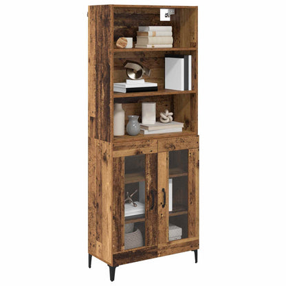 Highboard Old Wood 69.5 x 34 x 180 cm Engineered Wood