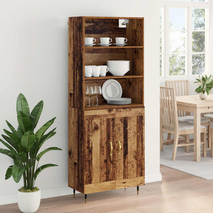 Highboard Old Wood 69.5 x 34 x 180 cm Engineered Wood
