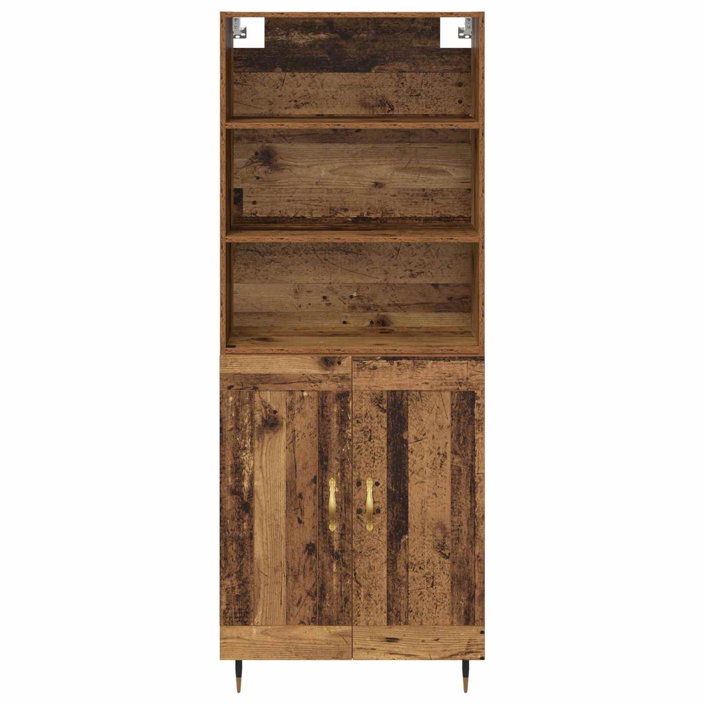 Highboard Old Wood 69.5 x 34 x 180 cm Engineered Wood