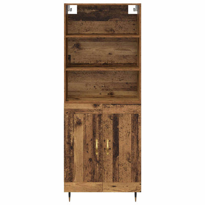 Highboard Old Wood 69.5 x 34 x 180 cm Engineered Wood