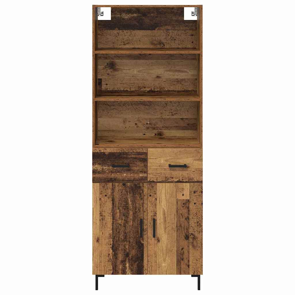 Highboard Old Wood 69.5 x 34 x 180 cm Engineered Wood