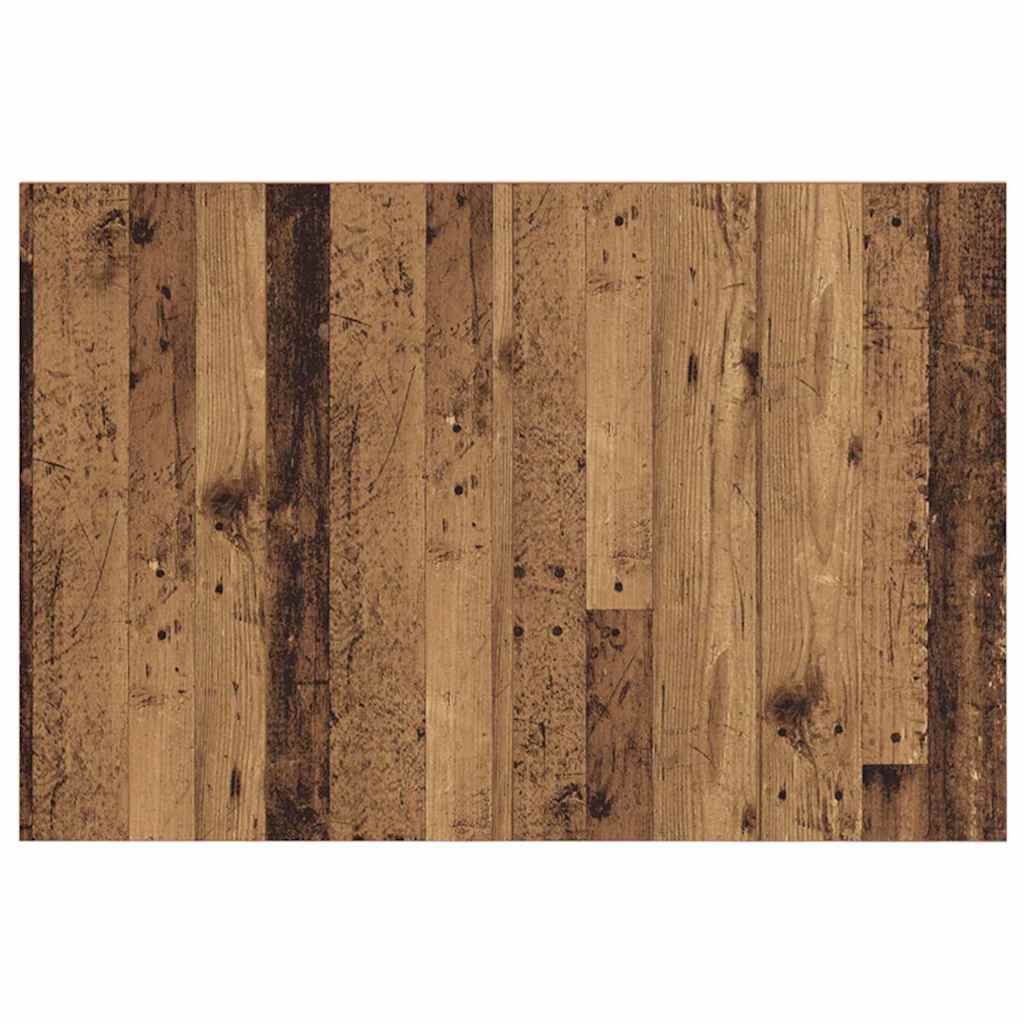 Headboard with Cabinet 3 pcs Old Wood Engineered Wood