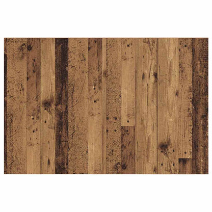 Headboard with Cabinet 3 pcs Old Wood Engineered Wood