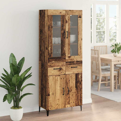 Highboard Old Wood 69.5 x 34 x 180 cm Engineered Wood
