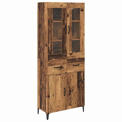 Highboard Old Wood 69.5 x 34 x 180 cm Engineered Wood