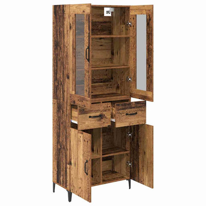 Highboard Old Wood 69.5 x 34 x 180 cm Engineered Wood