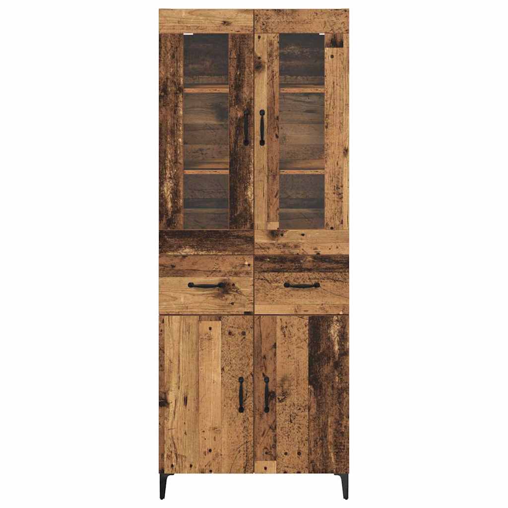Highboard Old Wood 69.5 x 34 x 180 cm Engineered Wood