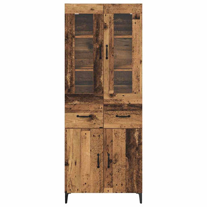Highboard Old Wood 69.5 x 34 x 180 cm Engineered Wood