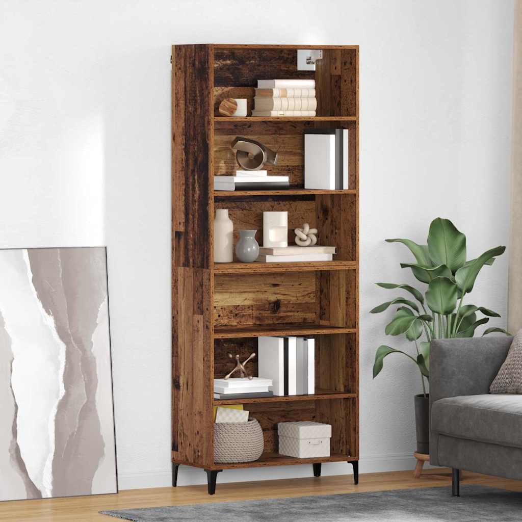 Highboard Old Wood 69.5 x 34 x 180 cm Engineered Wood