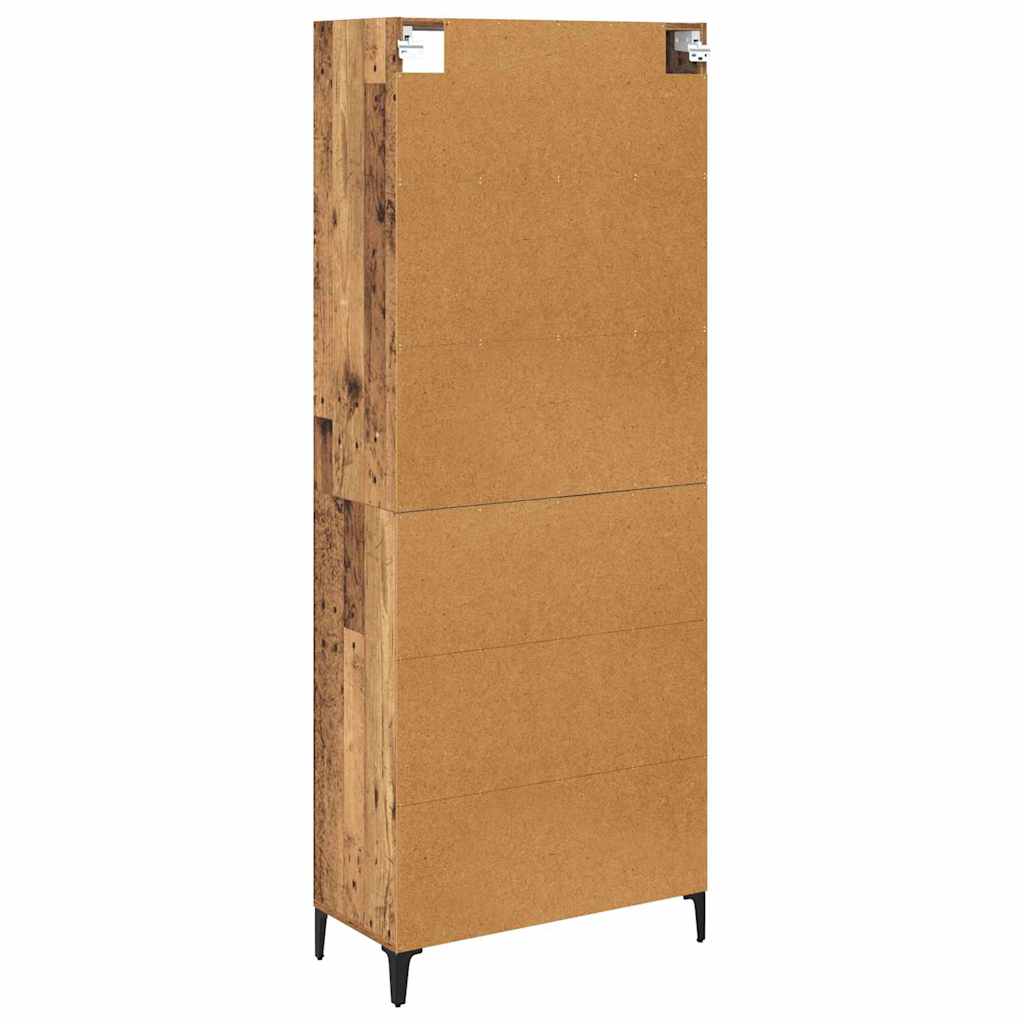 Highboard Old Wood 69.5 x 34 x 180 cm Engineered Wood