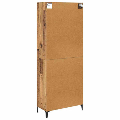 Highboard Old Wood 69.5 x 34 x 180 cm Engineered Wood