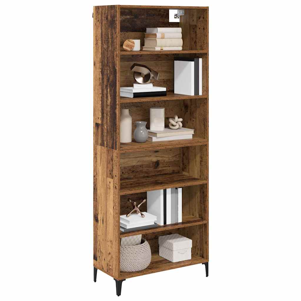 Highboard Old Wood 69.5 x 34 x 180 cm Engineered Wood
