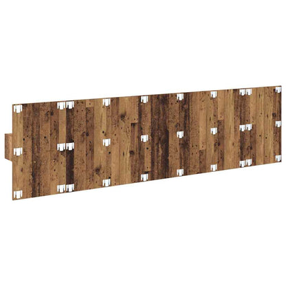 Headboard with Cabinet 3 pcs Old Wood Engineered Wood