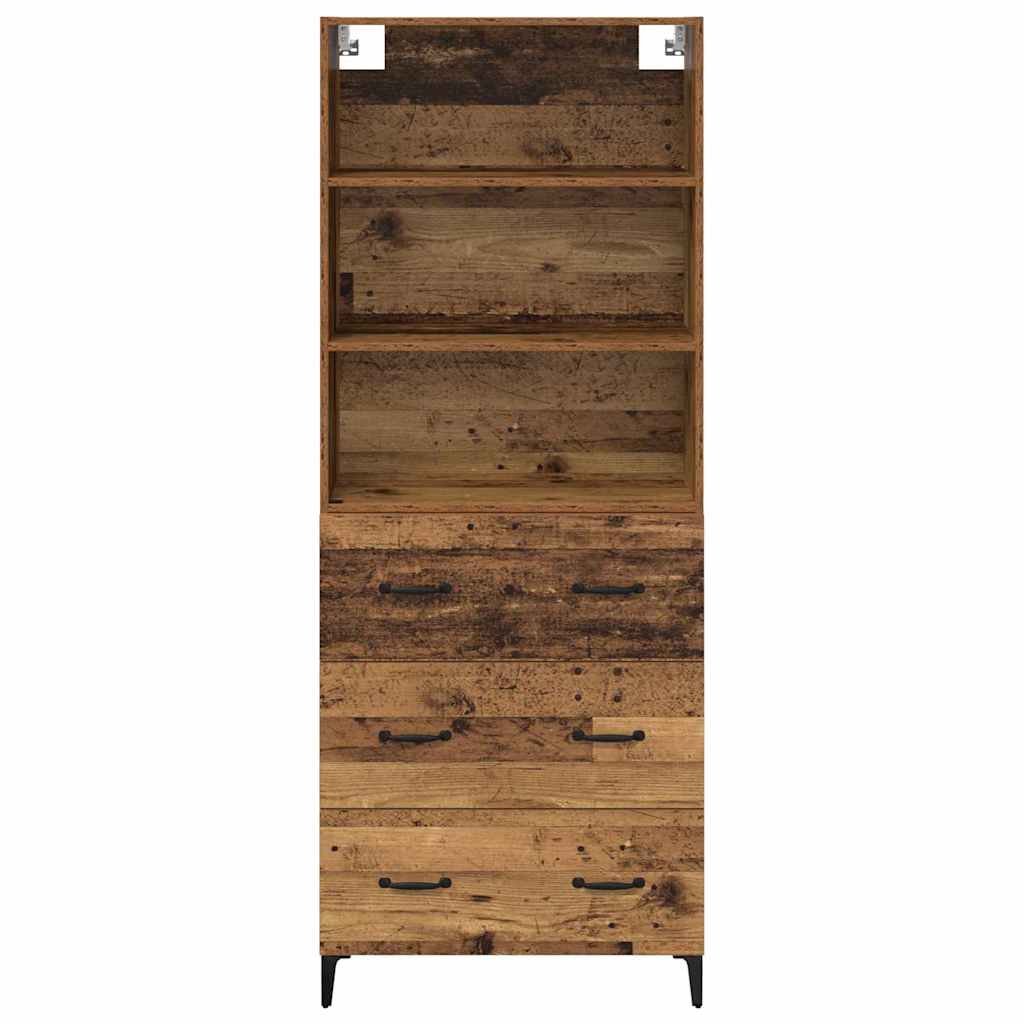 Highboard Old Wood 69.5 x 34 x 180 cm Engineered Wood