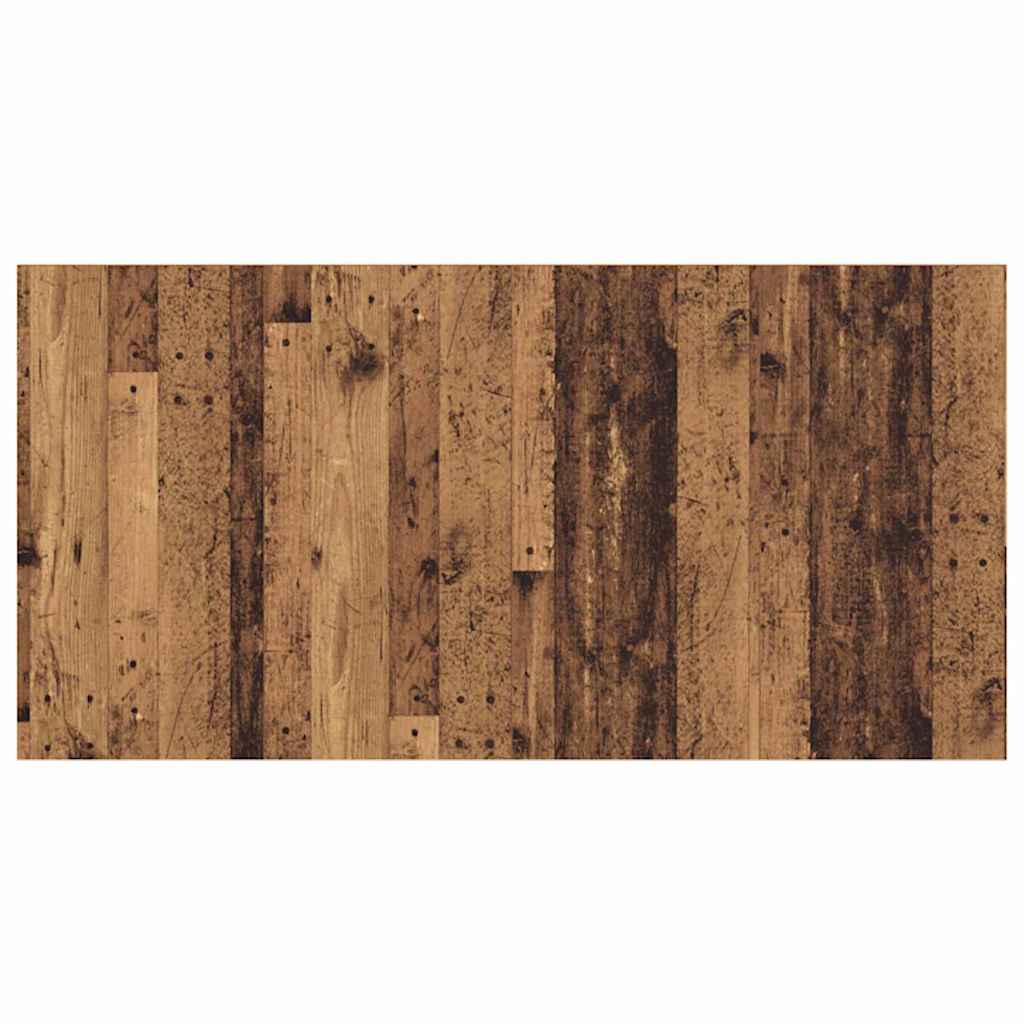 Headboard with Cabinet 3 pcs Old Wood Engineered Wood