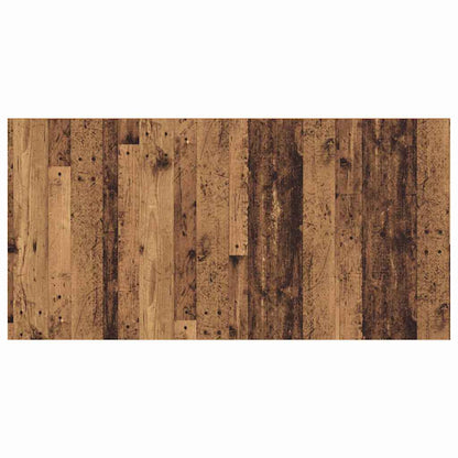 Headboard with Cabinet 3 pcs Old Wood Engineered Wood