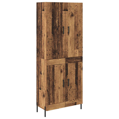 Highboard Old Wood 69.5 x 34 x 180 cm Engineered Wood