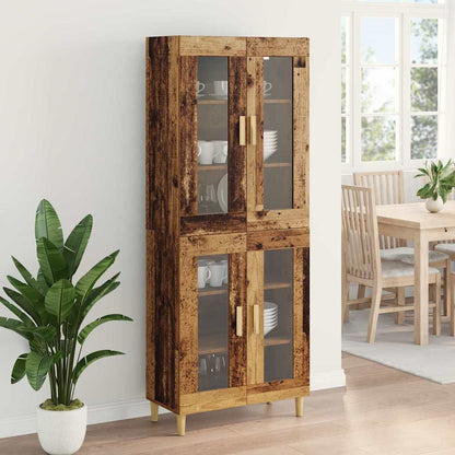 Highboard Old Wood 69.5 x 34 x 180 cm Engineered Wood