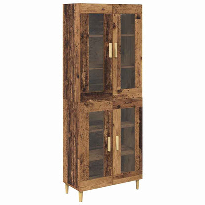 Highboard Old Wood 69.5 x 34 x 180 cm Engineered Wood