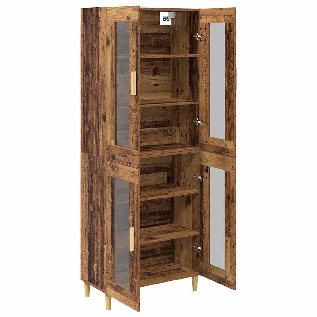 Highboard Old Wood 69.5 x 34 x 180 cm Engineered Wood