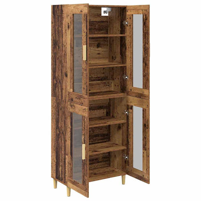 Highboard Old Wood 69.5 x 34 x 180 cm Engineered Wood