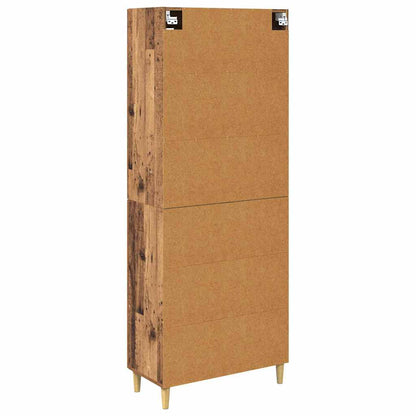 Highboard Old Wood 69.5 x 34 x 180 cm Engineered Wood