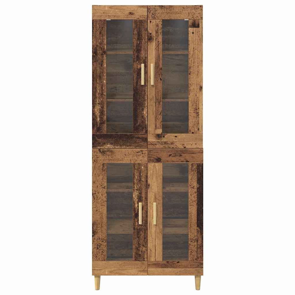Highboard Old Wood 69.5 x 34 x 180 cm Engineered Wood