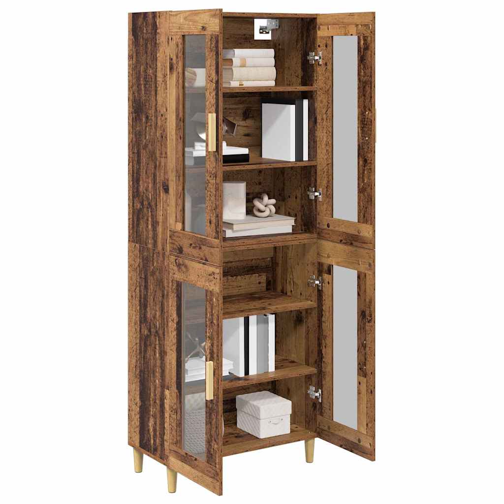 Highboard Old Wood 69.5 x 34 x 180 cm Engineered Wood