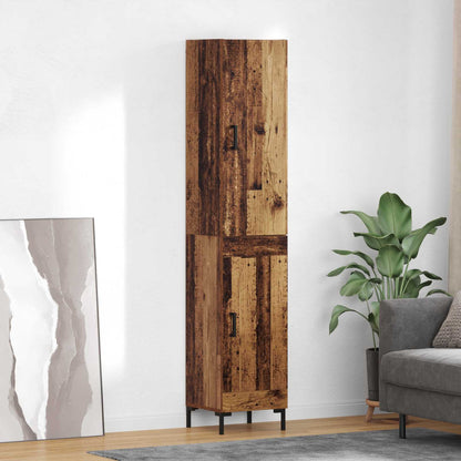 Highboard Old Wood 69.5 x 34 x 180 cm Engineered Wood