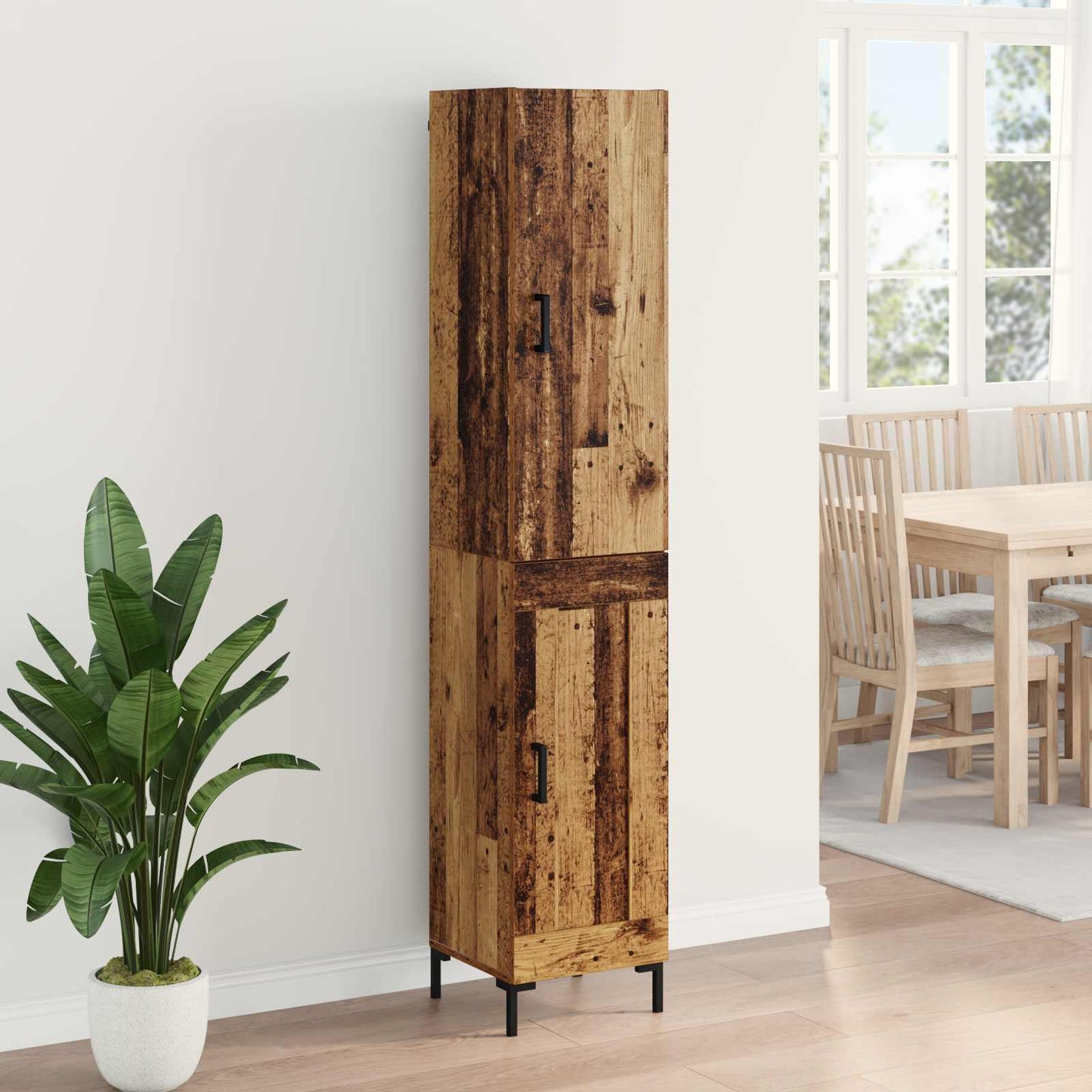 Highboard Old Wood 69.5 x 34 x 180 cm Engineered Wood