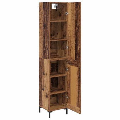 Highboard Old Wood 69.5 x 34 x 180 cm Engineered Wood
