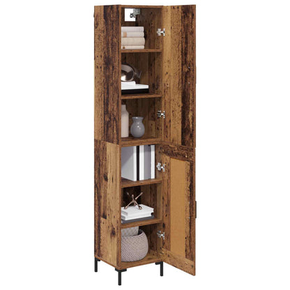 Highboard Old Wood 69.5 x 34 x 180 cm Engineered Wood