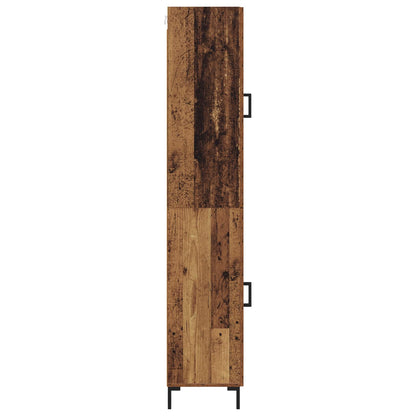 Highboard Old Wood 69.5 x 34 x 180 cm Engineered Wood