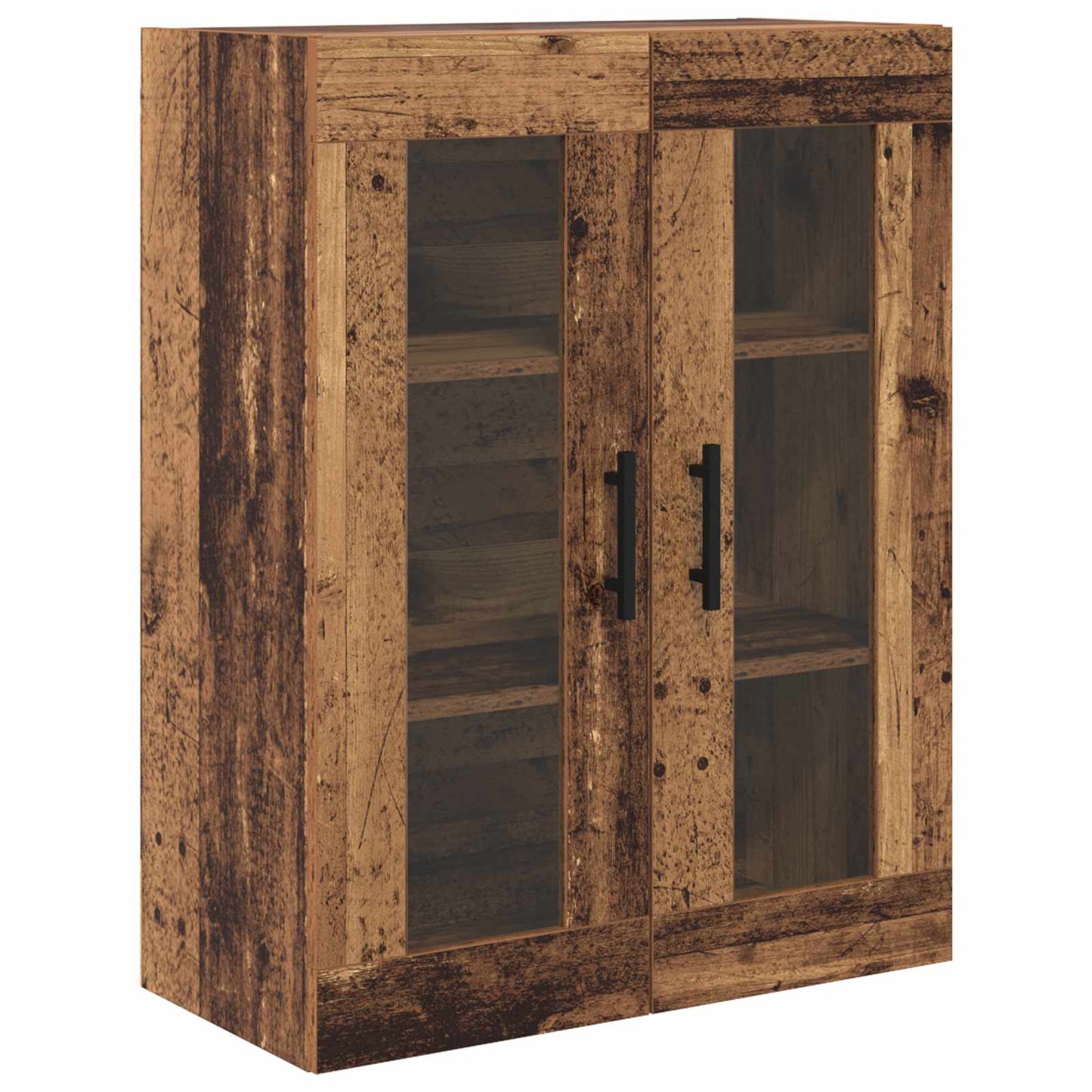 Highboard with Drawer 2 pcs Old Wood Engineered Wood