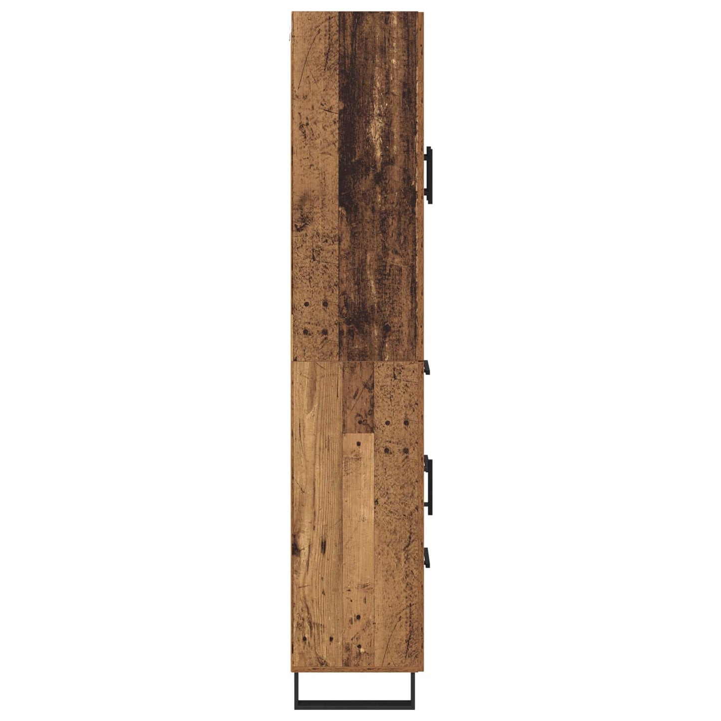 Highboard with Drawer 2 pcs Old Wood Engineered Wood