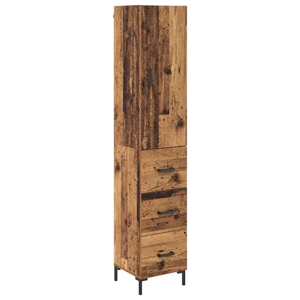 Highboard Old Wood 69.5 x 34 x 180 cm Engineered Wood