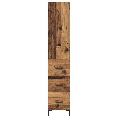 Highboard Old Wood 69.5 x 34 x 180 cm Engineered Wood