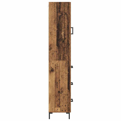 Highboard Old Wood 69.5 x 34 x 180 cm Engineered Wood