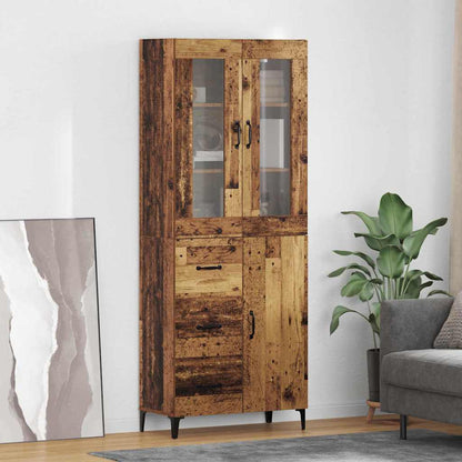 Highboard Old Wood 69.5 x 34 x 180 cm Engineered Wood