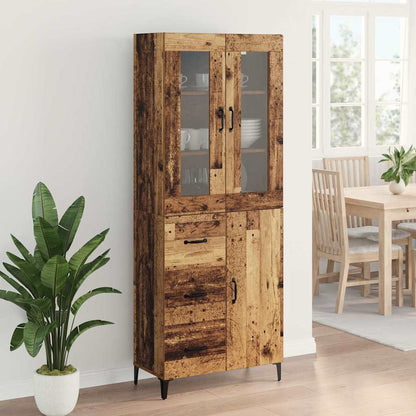 Highboard Old Wood 69.5 x 34 x 180 cm Engineered Wood