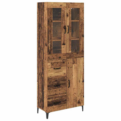Highboard Old Wood 69.5 x 34 x 180 cm Engineered Wood