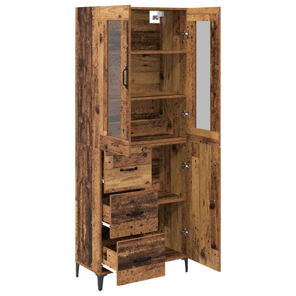 Highboard Old Wood 69.5 x 34 x 180 cm Engineered Wood