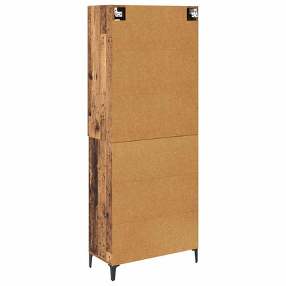Highboard Old Wood 69.5 x 34 x 180 cm Engineered Wood
