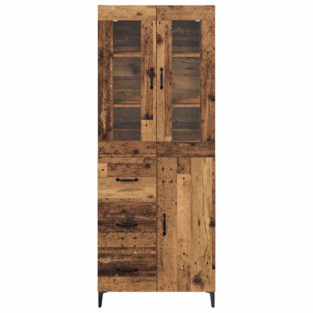 Highboard Old Wood 69.5 x 34 x 180 cm Engineered Wood