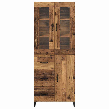 Highboard Old Wood 69.5 x 34 x 180 cm Engineered Wood