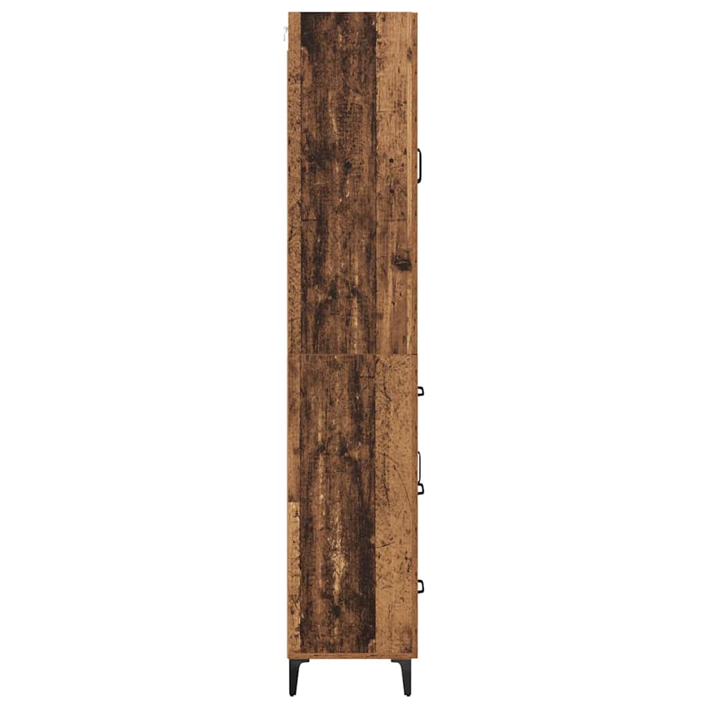 Highboard Old Wood 69.5 x 34 x 180 cm Engineered Wood