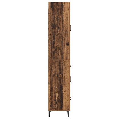 Highboard Old Wood 69.5 x 34 x 180 cm Engineered Wood