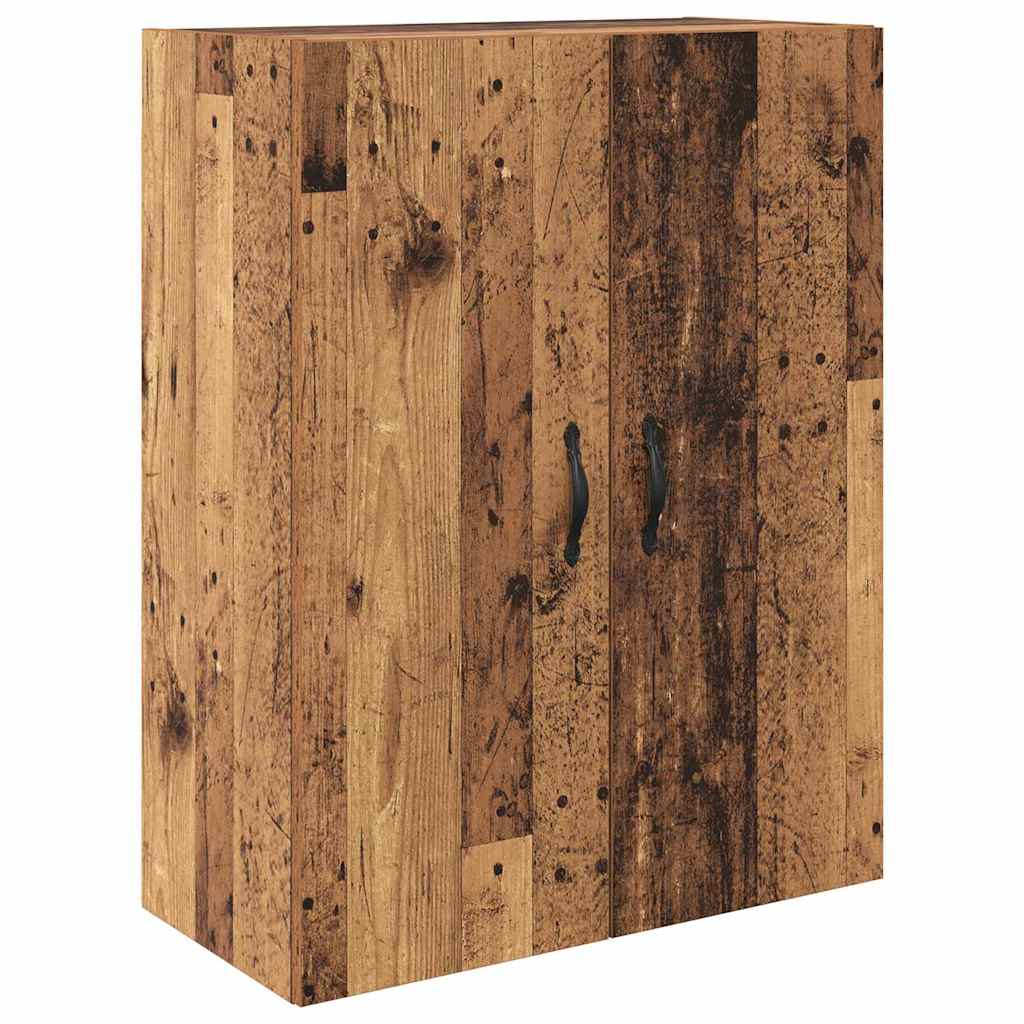 Highboard with Drawer 2 pcs Old Wood Engineered Wood