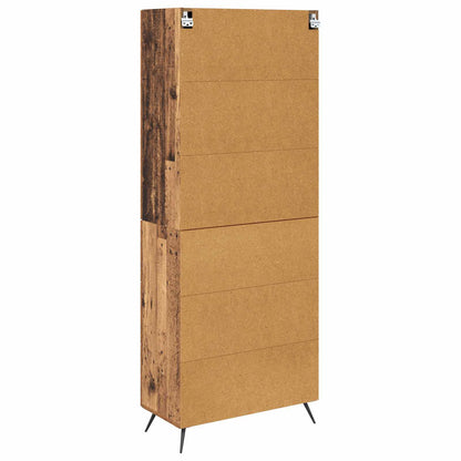 Highboard Old Wood 69.5 x 34 x 180 cm Engineered Wood