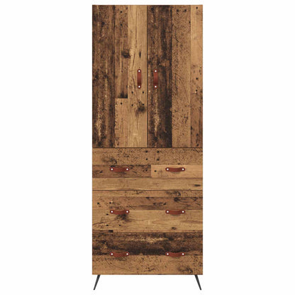 Highboard Old Wood 69.5 x 34 x 180 cm Engineered Wood
